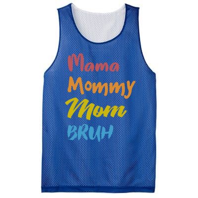 Mama Mommy Mom Bruh Proud Moms Of Designs Gift Mesh Reversible Basketball Jersey Tank