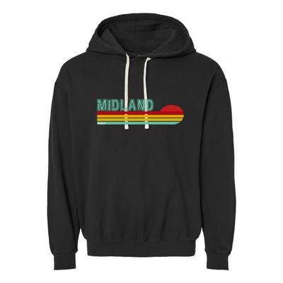 Midland Michigan Garment-Dyed Fleece Hoodie