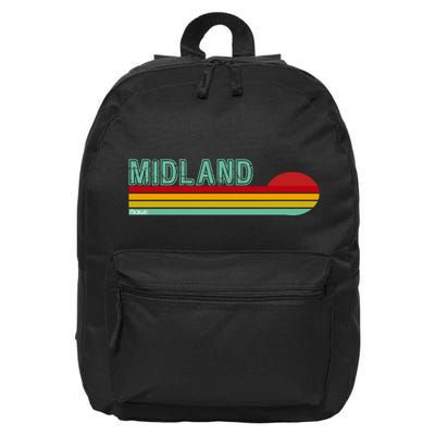 Midland Michigan 16 in Basic Backpack