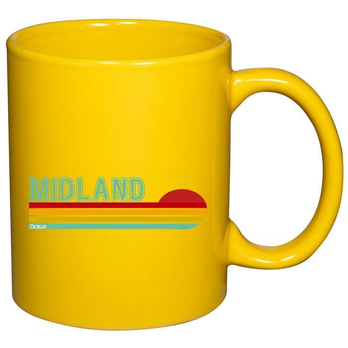 Midland Michigan 11oz C Handle Ceramic Mug