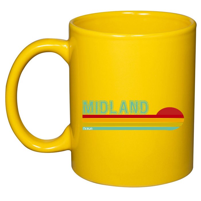 Midland Michigan 11oz C Handle Ceramic Mug