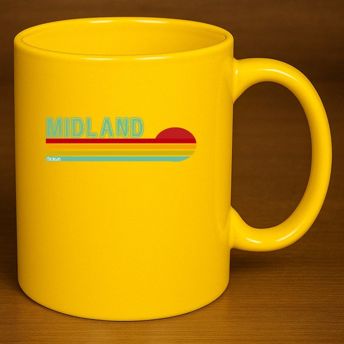 Midland Michigan 11oz C Handle Ceramic Mug