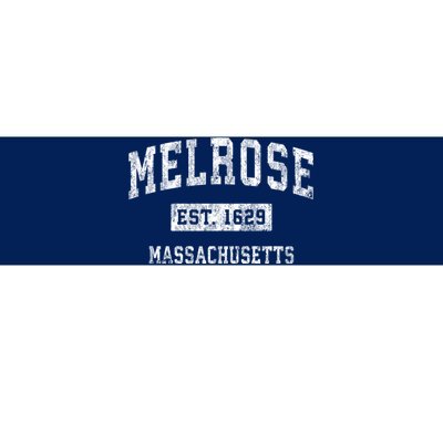 Melrose Massachusetts Ma Vintage Established Sports Design Bumper Sticker