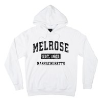 Melrose Massachusetts Ma Vintage Established Sports Design Hoodie