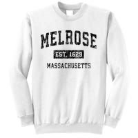 Melrose Massachusetts Ma Vintage Established Sports Design Sweatshirt