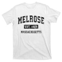 Melrose Massachusetts Ma Vintage Established Sports Design T-Shirt