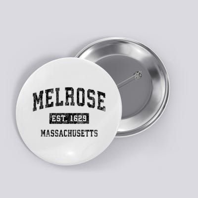 Melrose Massachusetts Ma Vintage Established Sports Design Button