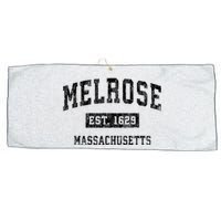 Melrose Massachusetts Ma Vintage Established Sports Design Large Microfiber Waffle Golf Towel