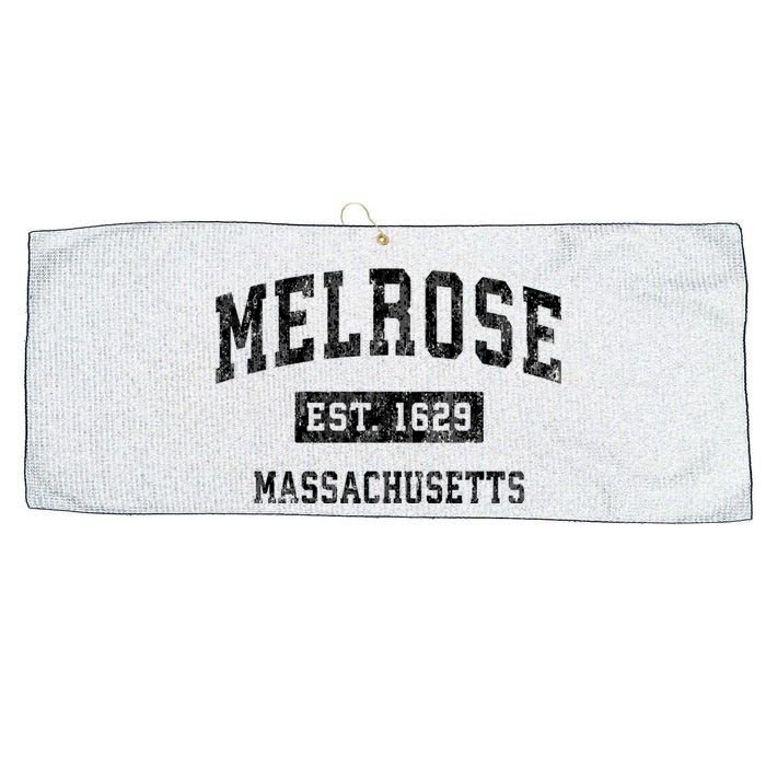 Melrose Massachusetts Ma Vintage Established Sports Design Large Microfiber Waffle Golf Towel