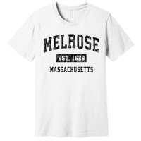 Melrose Massachusetts Ma Vintage Established Sports Design Premium T-Shirt