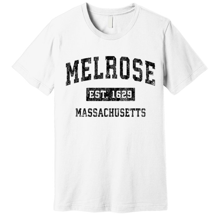 Melrose Massachusetts Ma Vintage Established Sports Design Premium T-Shirt