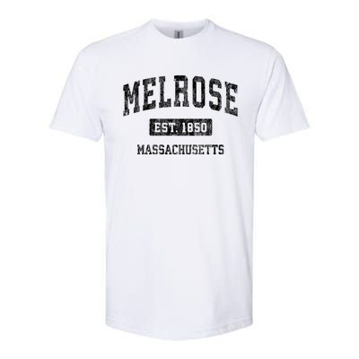 Melrose Massachusetts Ma Vintage Established Sports Design Softstyle CVC T-Shirt