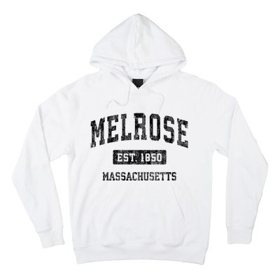 Melrose Massachusetts Ma Vintage Established Sports Design Hoodie