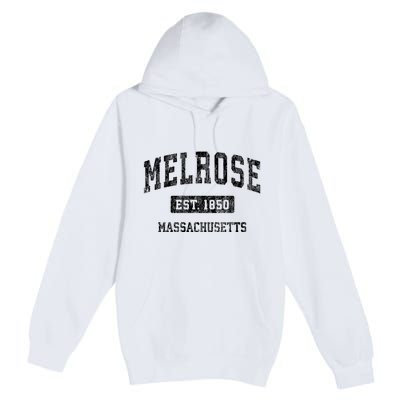 Melrose Massachusetts Ma Vintage Established Sports Design Premium Pullover Hoodie