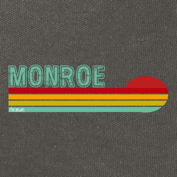 Monroe Michigan Cotton Canvas Backpack