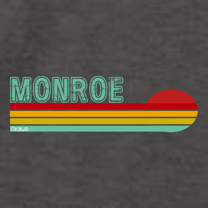 Monroe Michigan Vector Backpack