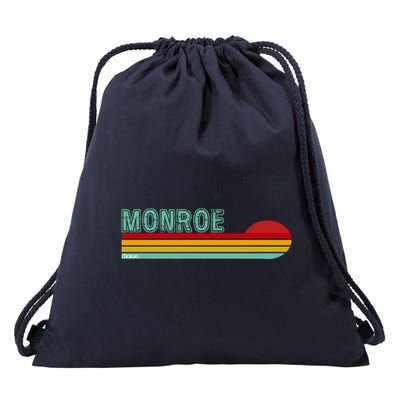 Monroe Michigan Drawstring Bag