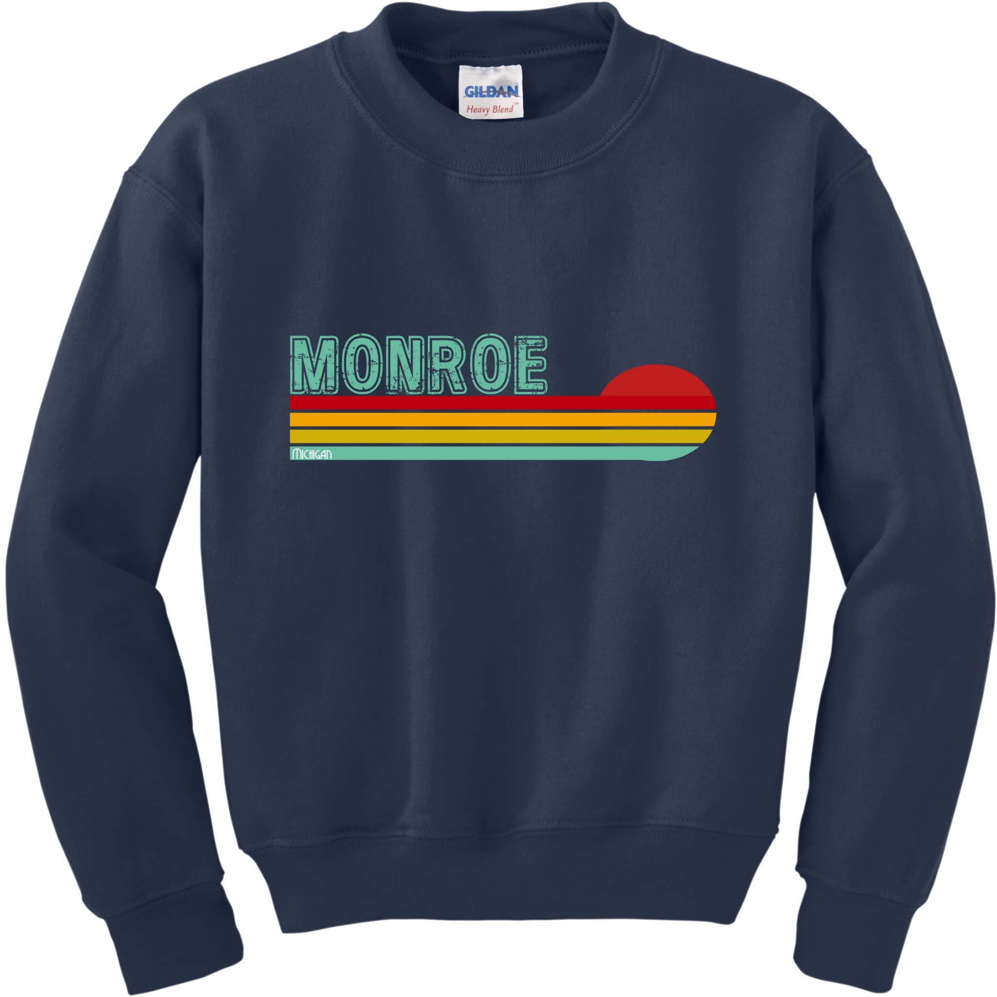 Monroe Michigan Kids Sweatshirt