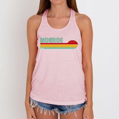 Monroe Michigan Women's Knotted Racerback Tank