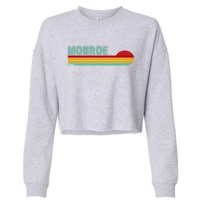 Monroe Michigan Cropped Pullover Crew