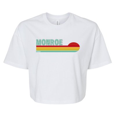 Monroe Michigan Bella+Canvas Jersey Crop Tee