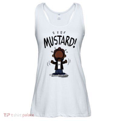 Mustard Meme Ladies Essential Flowy Tank