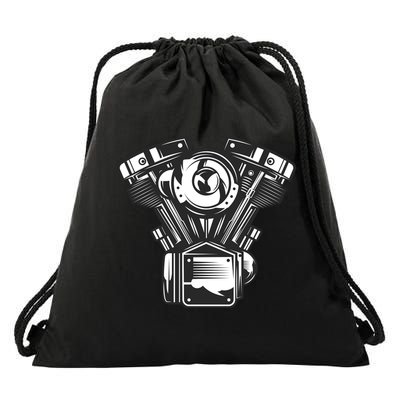 Motorcycle Motor Drawstring Bag