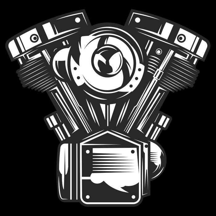 Motorcycle Motor 16 in Basic Backpack