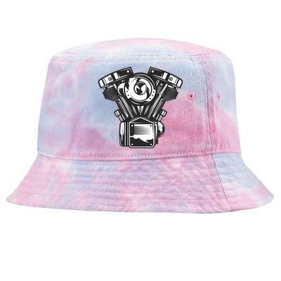 Motorcycle Motor Tie-Dyed Bucket Hat