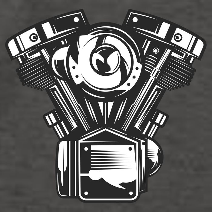 Motorcycle Motor Vector Backpack