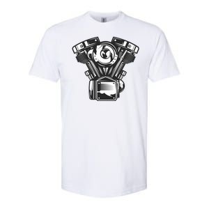 Motorcycle Motor Softstyle CVC T-Shirt