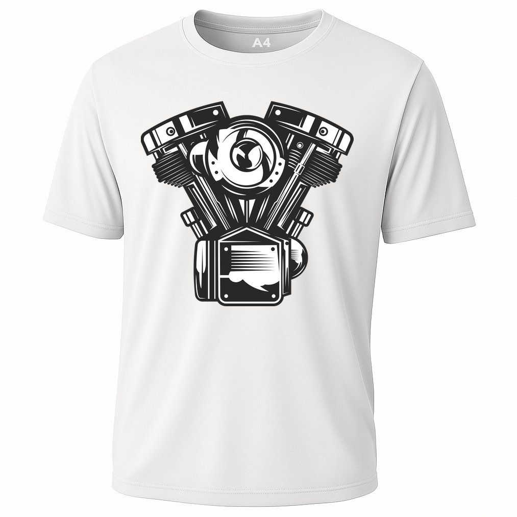 Motorcycle Motor Cooling Performance Crew T-Shirt