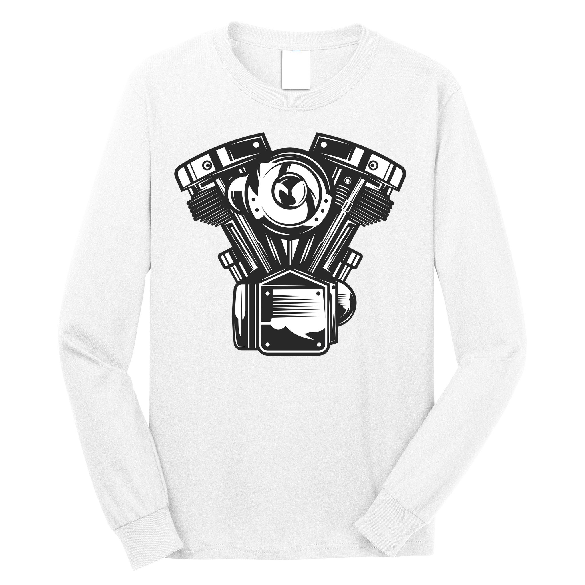 Motorcycle Motor Long Sleeve Shirt