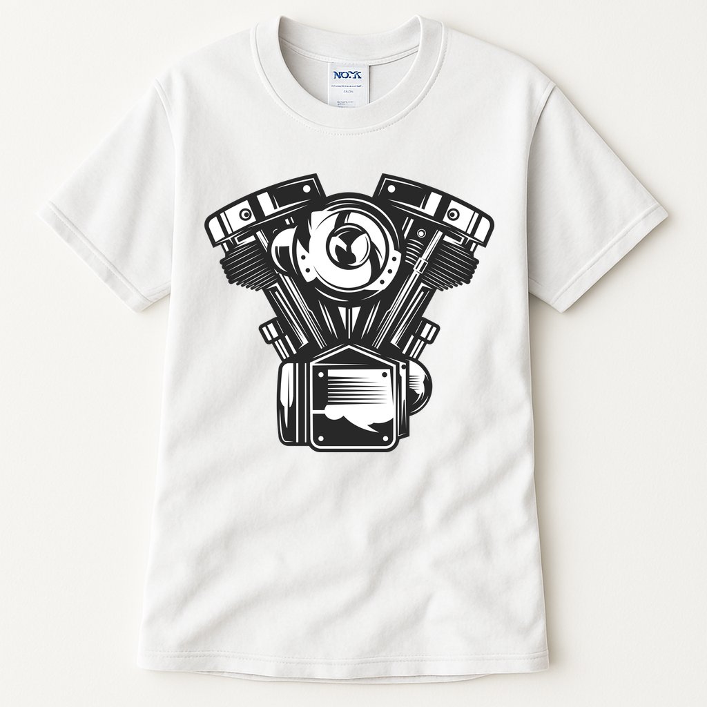 Motorcycle Motor Tall T-Shirt
