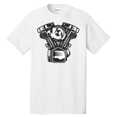 Motorcycle Motor Tall T-Shirt