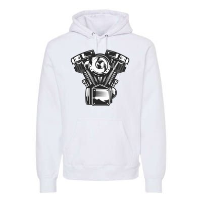 Motorcycle Motor Premium Hoodie