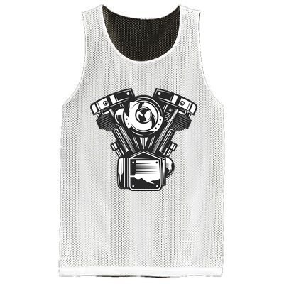 Motorcycle Motor Mesh Reversible Basketball Jersey Tank
