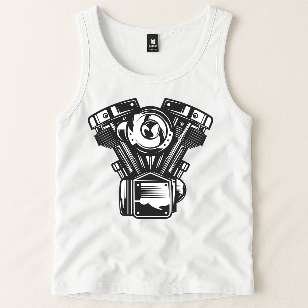 Motorcycle Motor Tank Top