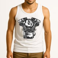 Motorcycle Motor Tank Top