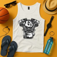 Motorcycle Motor Tank Top