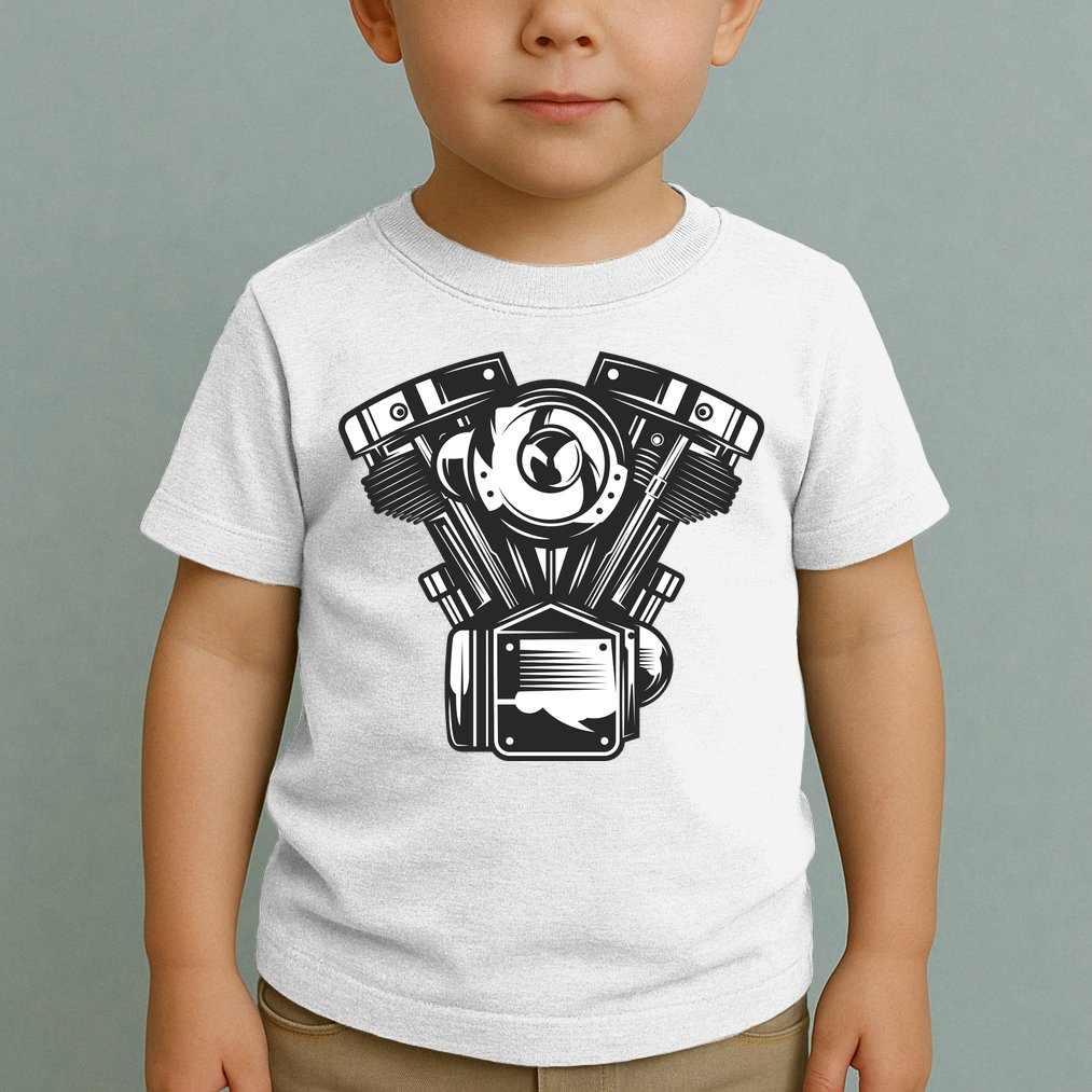 Motorcycle Motor Toddler T-Shirt