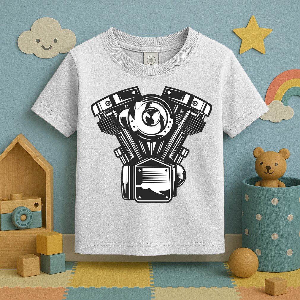 Motorcycle Motor Toddler T-Shirt