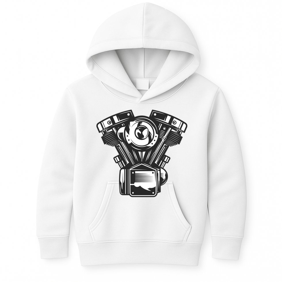 Motorcycle Motor Kids Hoodie
