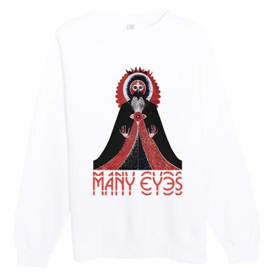 Manyeyesmusic Mystic Man Premium Crewneck Sweatshirt