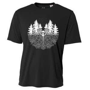 Mycelium Mushroom Cooling Performance Crew T-Shirt