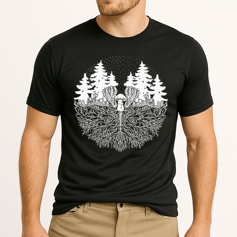 Mycelium Mushroom Performance Shirt