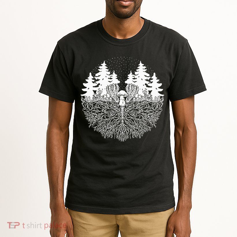Mycelium Mushroom Tall T-Shirt