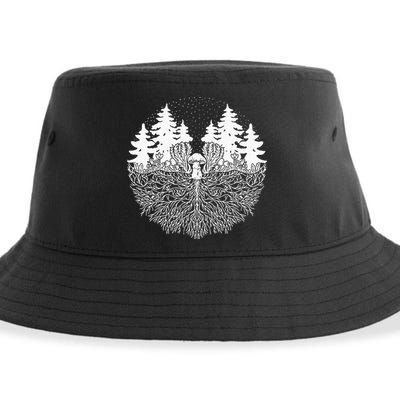 Mycelium Mushroom Sustainable Bucket Hat