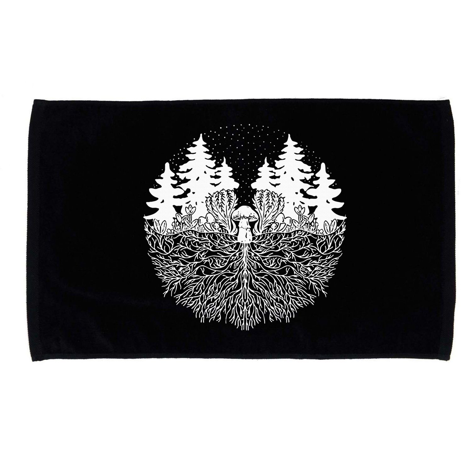 Mycelium Mushroom Microfiber Hand Towel