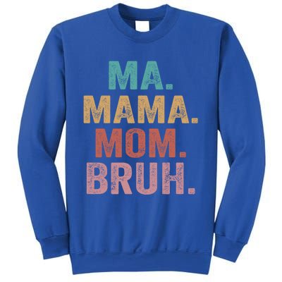 Ma Mama Mom Bruh Vintage Retro Sweatshirt